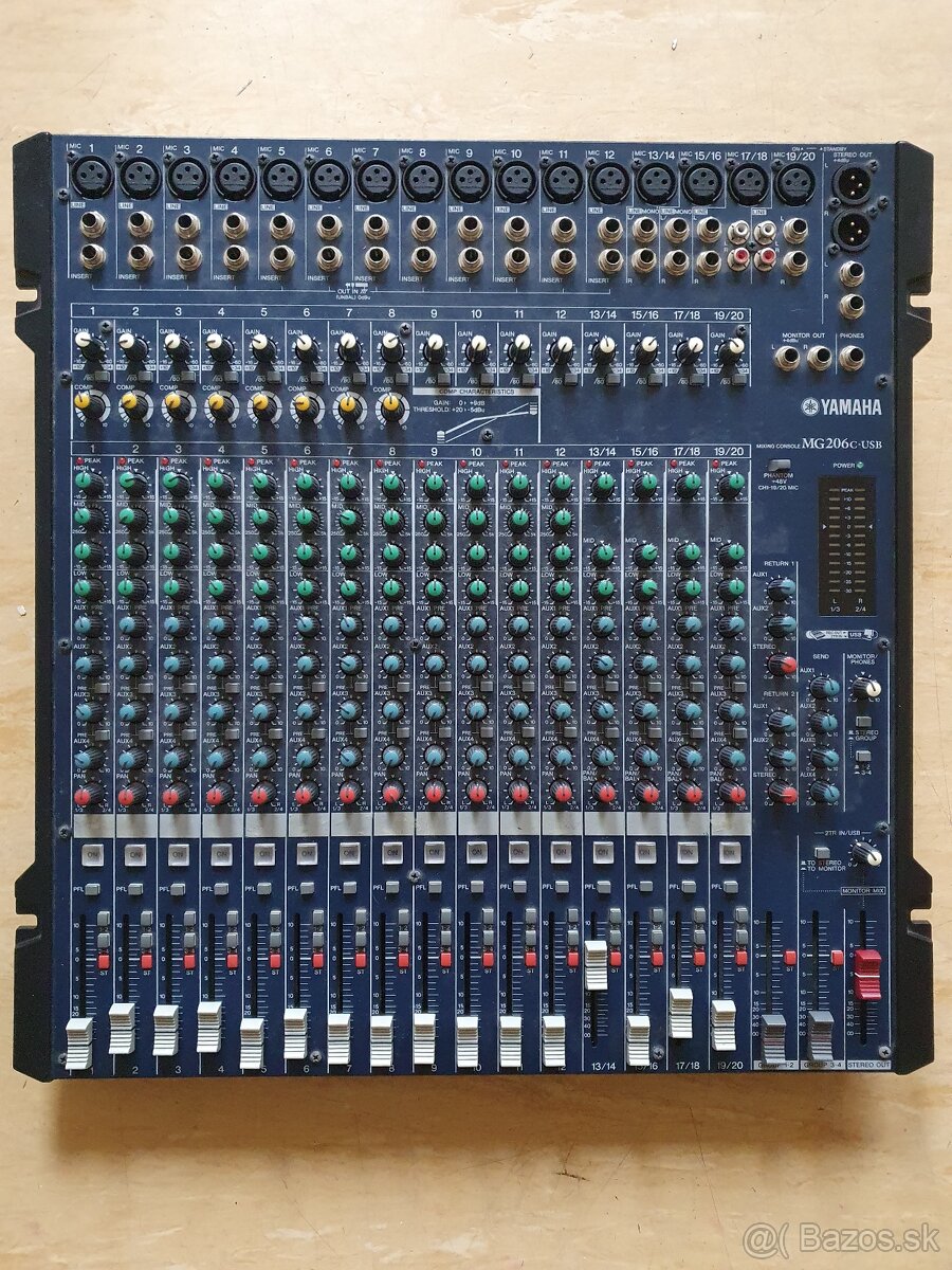 Zľava - Mixpult Yamaha MG206C-USB - 3