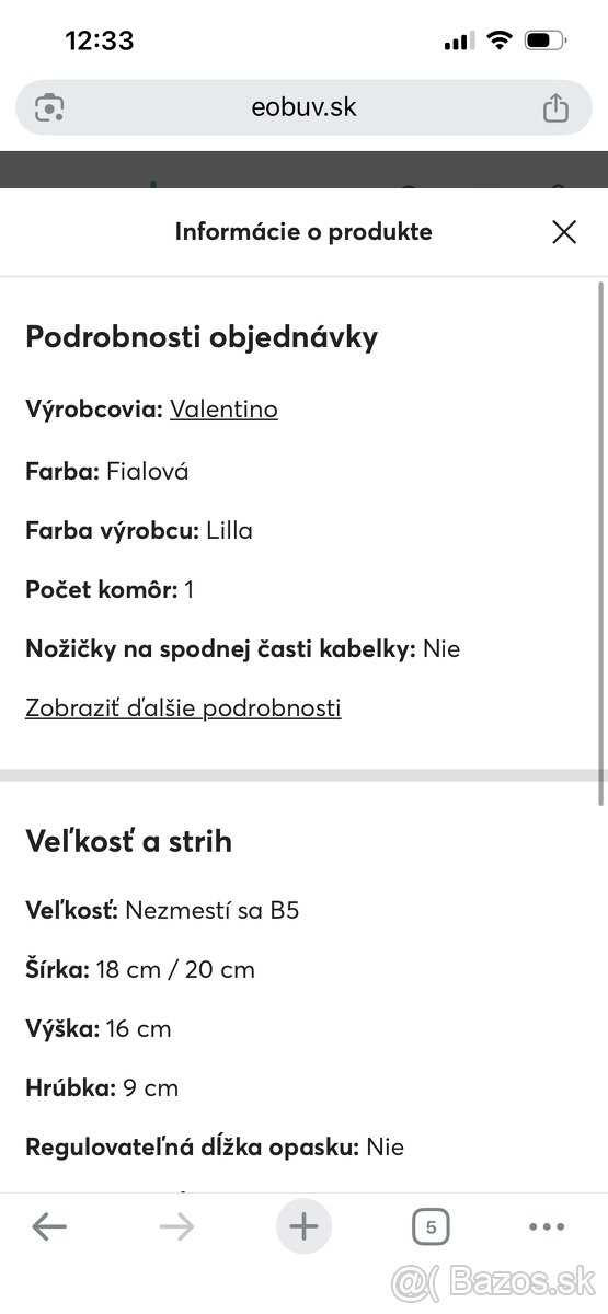 Valentino kabelka - 3