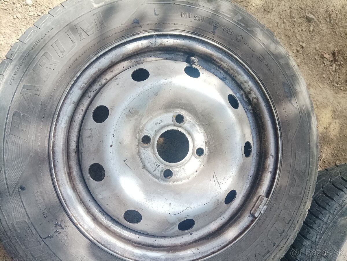 Pneu plus plechové disky 165/80R 14 - 3