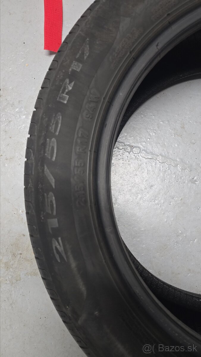 4ks letne pneumatiky 215/55 R17 - 3