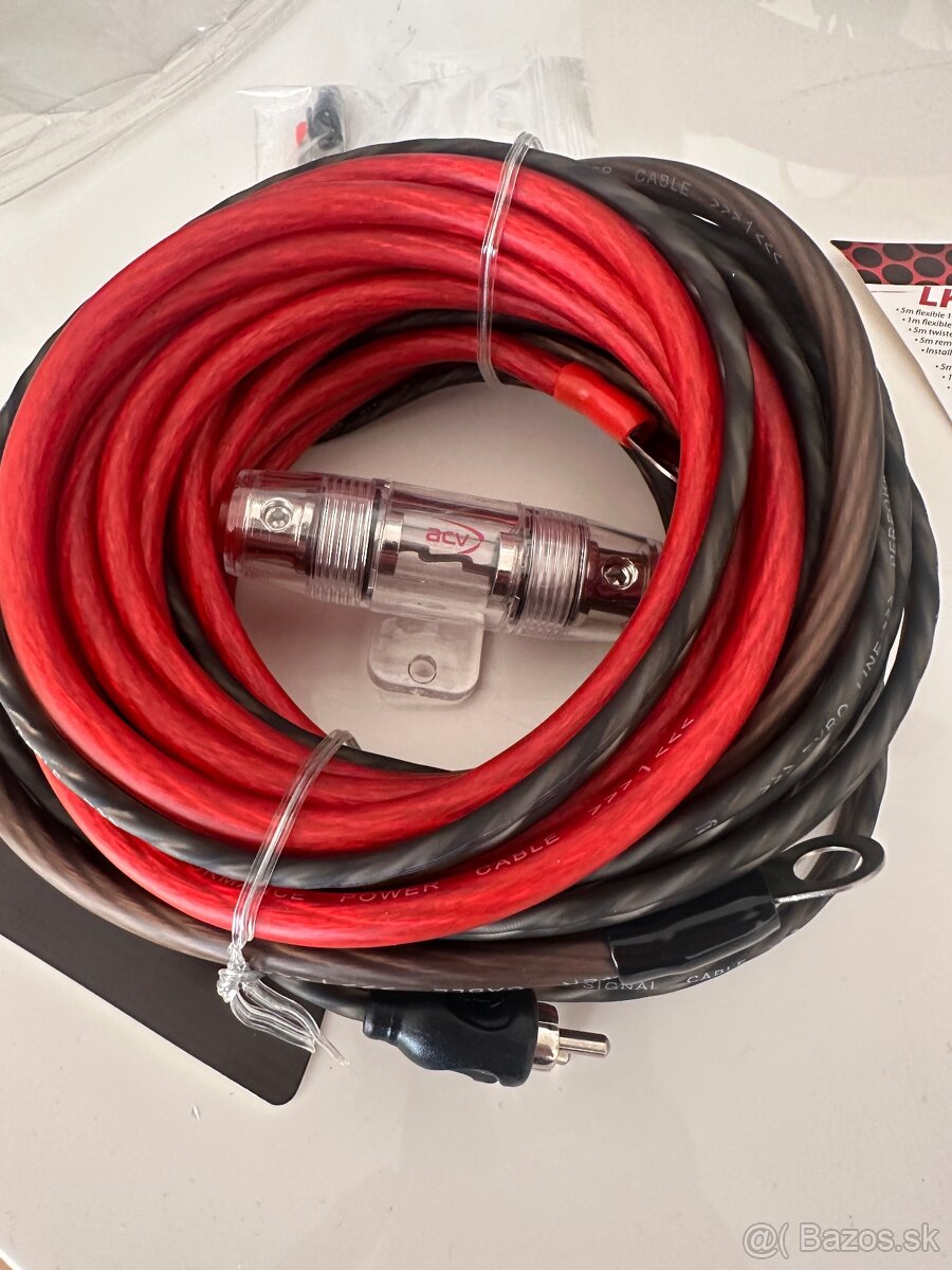 LK-10 – Amp Install Kit / Kompletná kabeláž na auto subwofer - 3