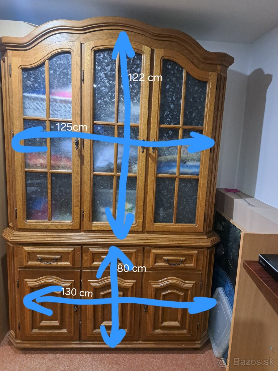 Masívna komoda-príborník - 3