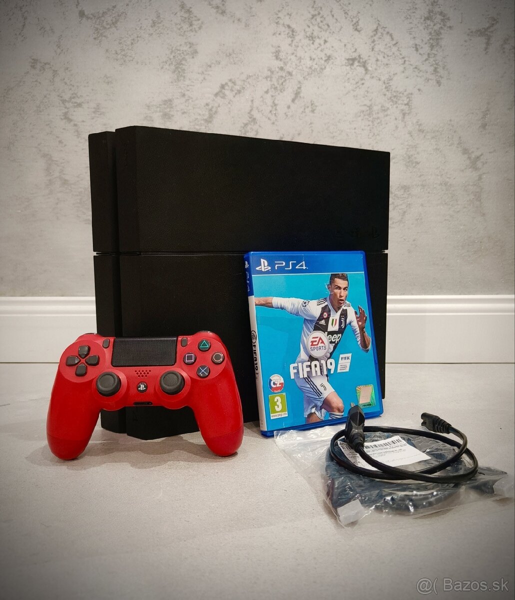 PLAYSTATION 4 KOMPLET + OVLÁDAČ + HRA - 3