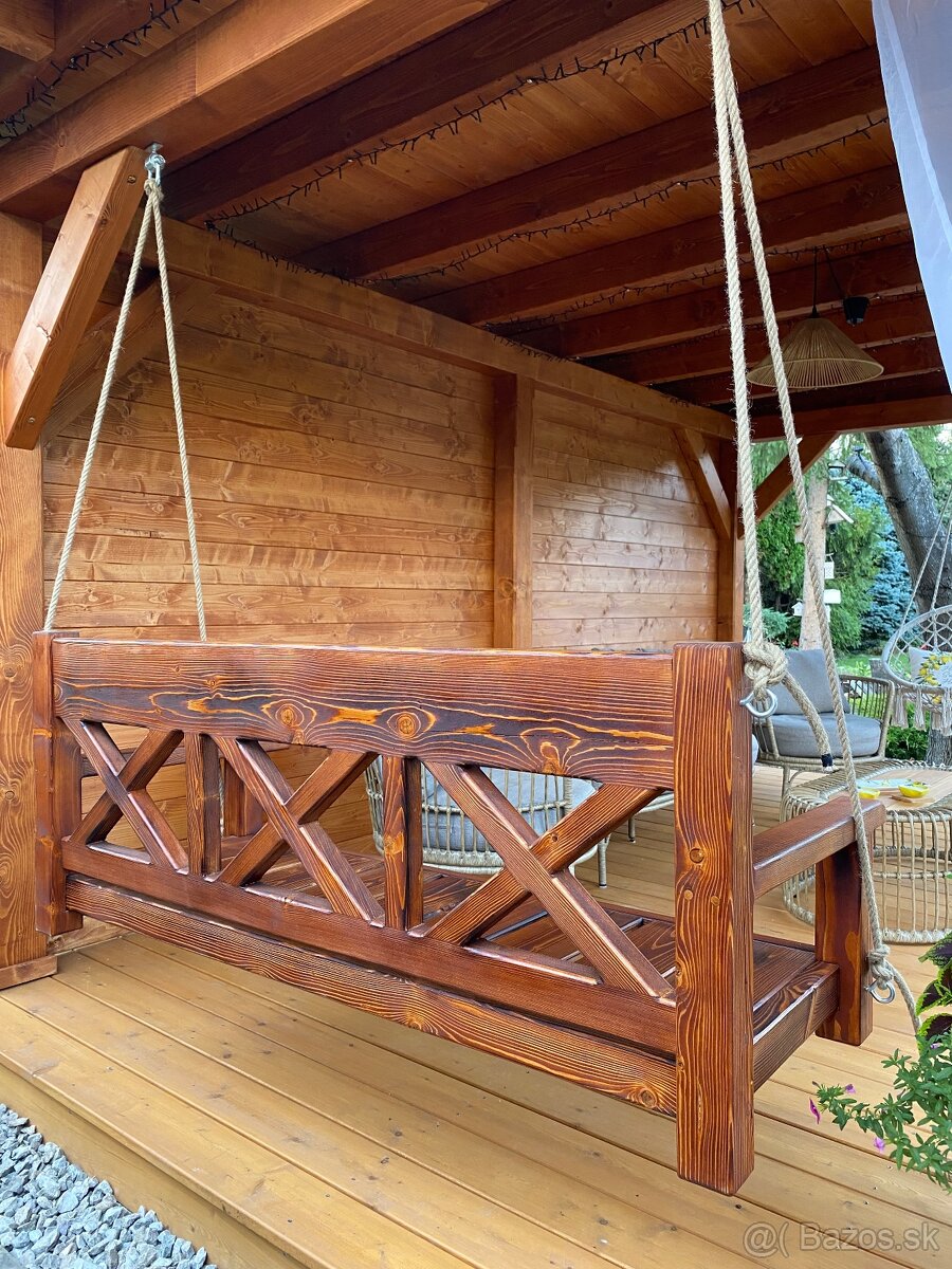 Drevená Húpačka na zavesenie - 3