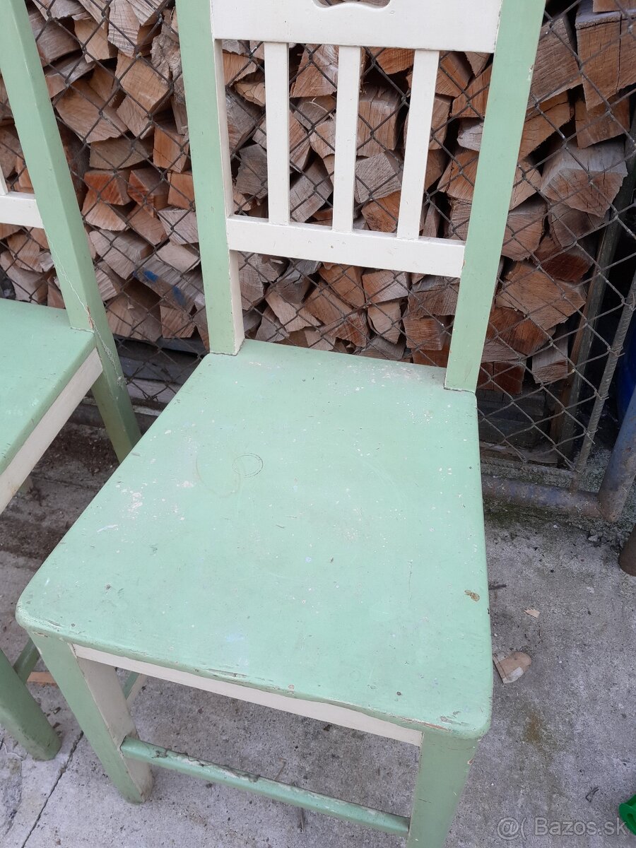 Predám dve vintge stoličky - 3