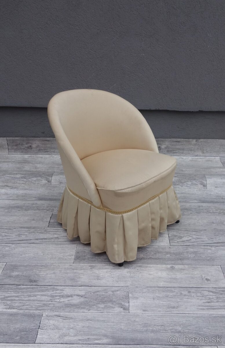 Kreslo koktailové vintage. - 3