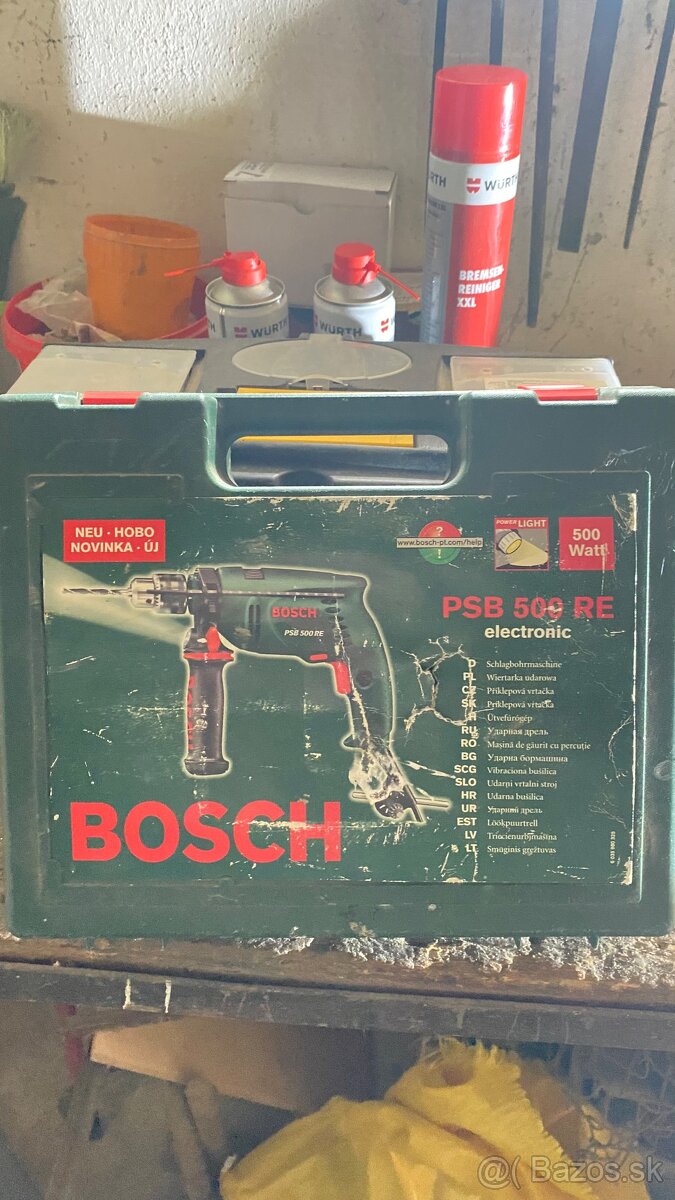 vŕtačky Narex a Bosch - 3
