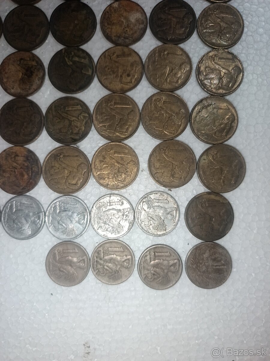 Predám mince ČSR 1kc - 3