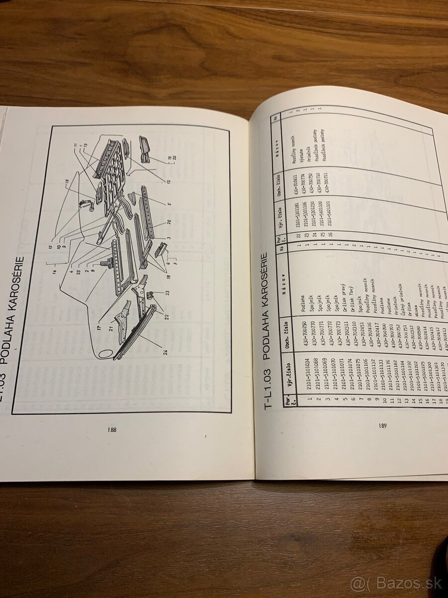 Katalóg náhradných dielov Vaz 2101 - 3