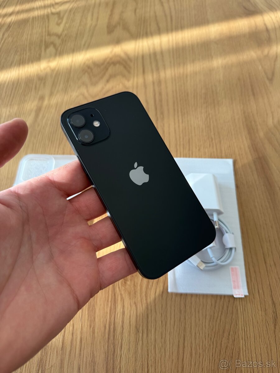 iPhone 12 128 gb Black v záruke + príslušenstvo - 3