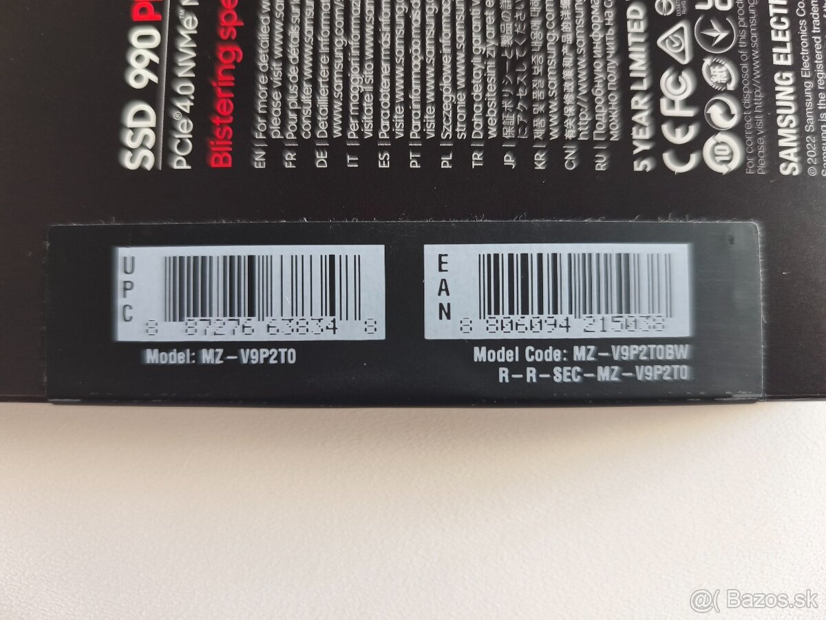 Samsung 990 PRO 2TB, M.2 2280, NVMe v zaruke (nepoužité) - 3