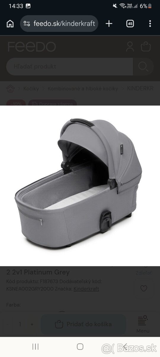 Kočík Kinderkraft Nea - 3