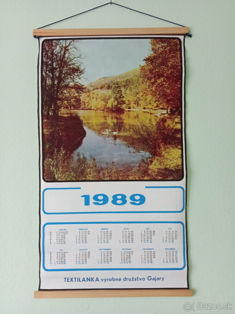 Látkové retro kalendáre - 3