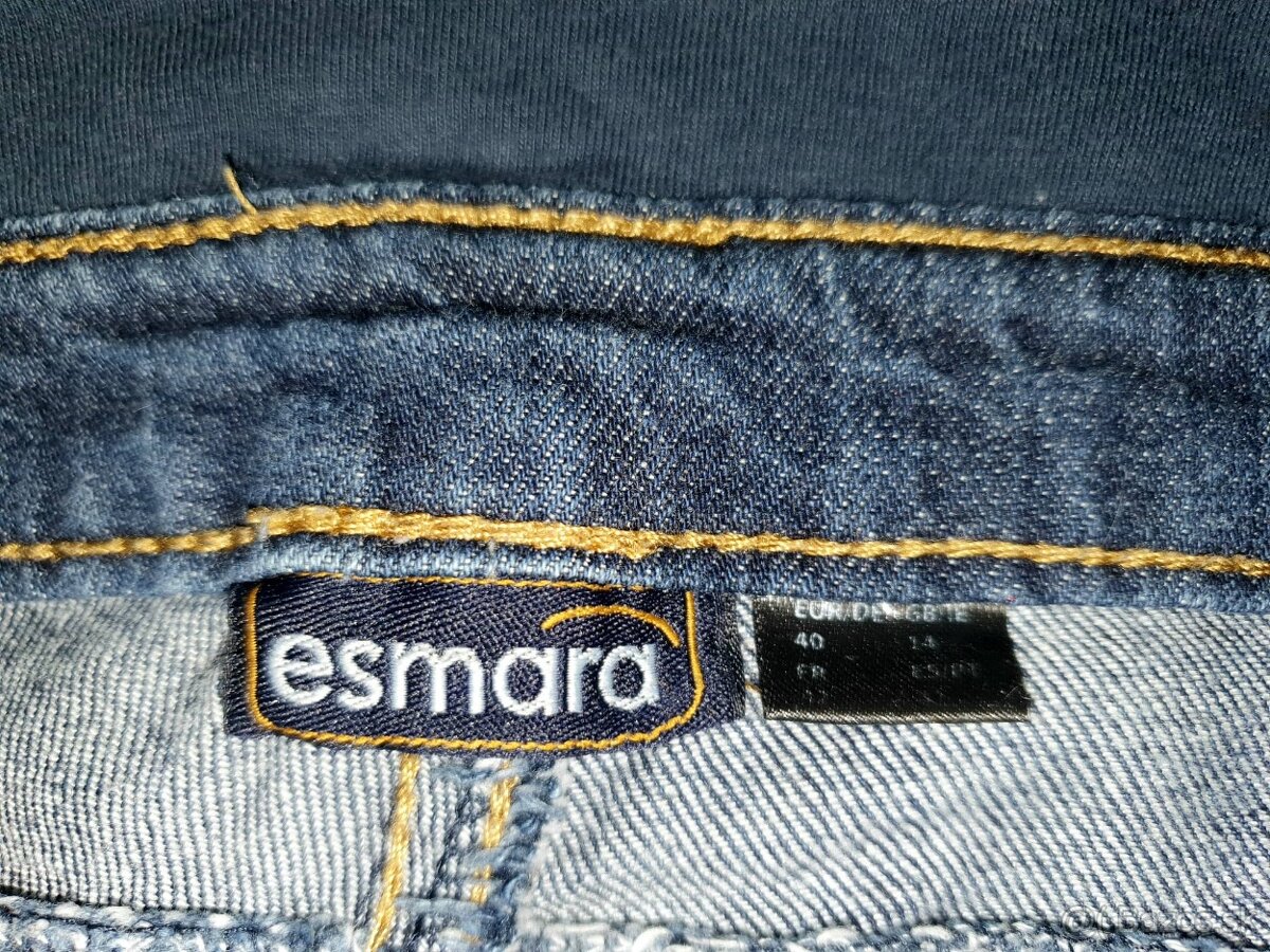 Dámske tehotenské rifle, Esmara, vel.40, cena 4€ - 3