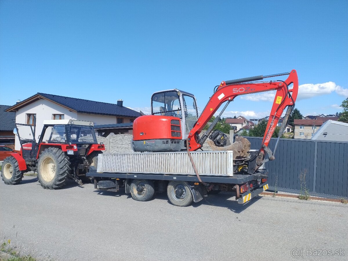 Vlečka tandem na bager - 3