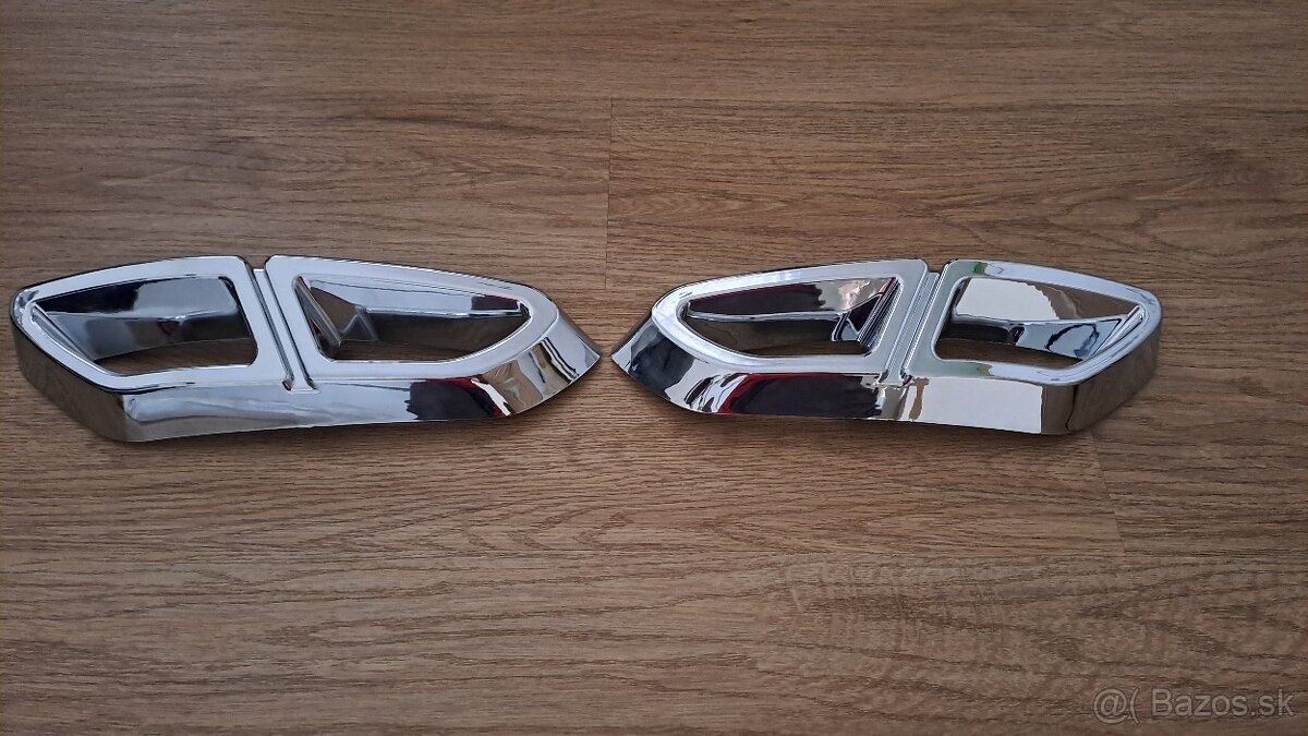 VW Passat B8 R-line NEREZ chrómové koncovky výfuku - 3