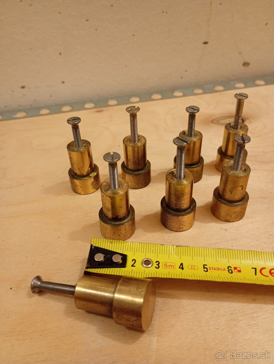 Úchytky, šuplík, vešiak , nábytok , retro - 3