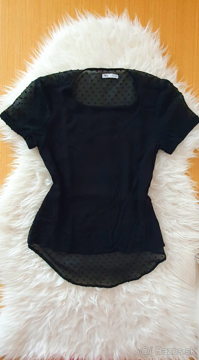 Čierna blúzka ZARA ♥ - 3