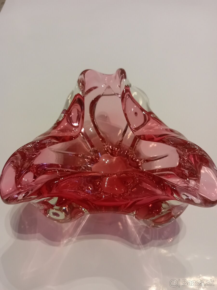 Hutné sklo popolník/ misa - 3