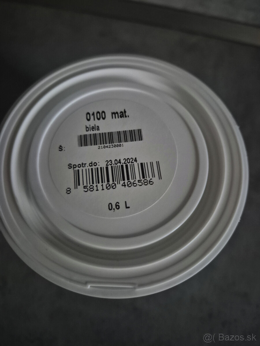 Farba EKOKRYL, biela, matná, - 3