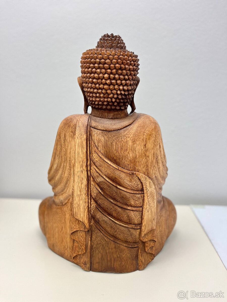 Budha drevený výška 50cm - 3