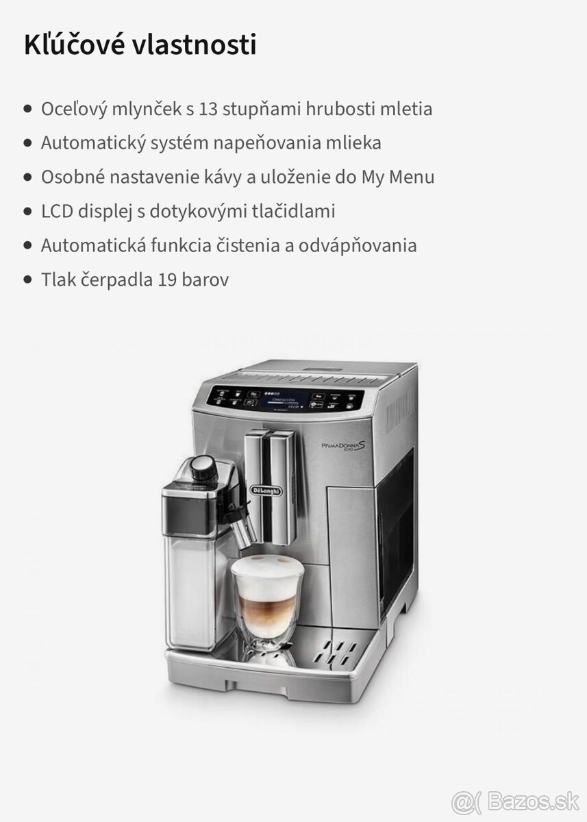 Delionghi PrimaDonna S evo - 3