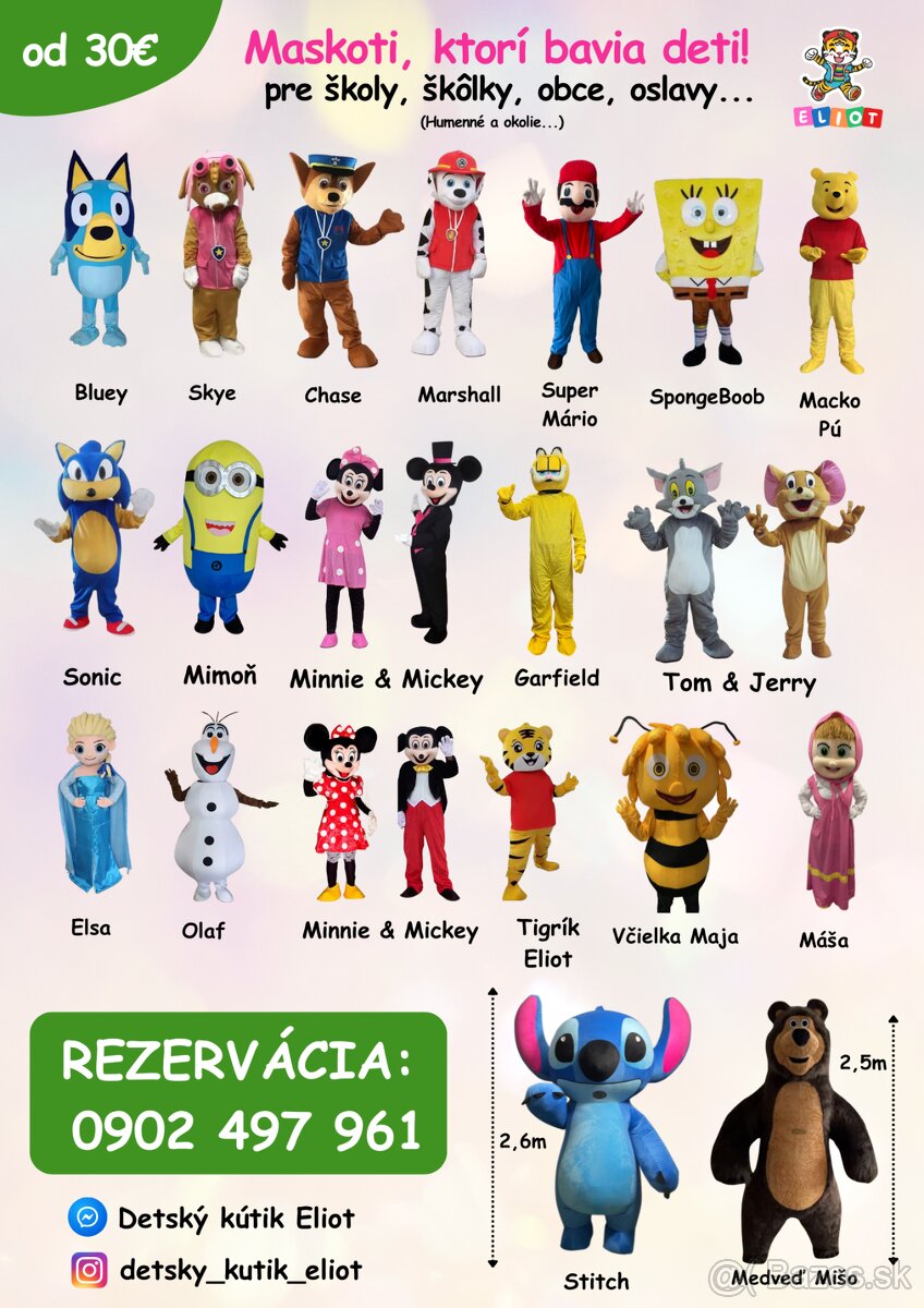 Skákacie hrady, maskoti, maľovanie na tvár - 3
