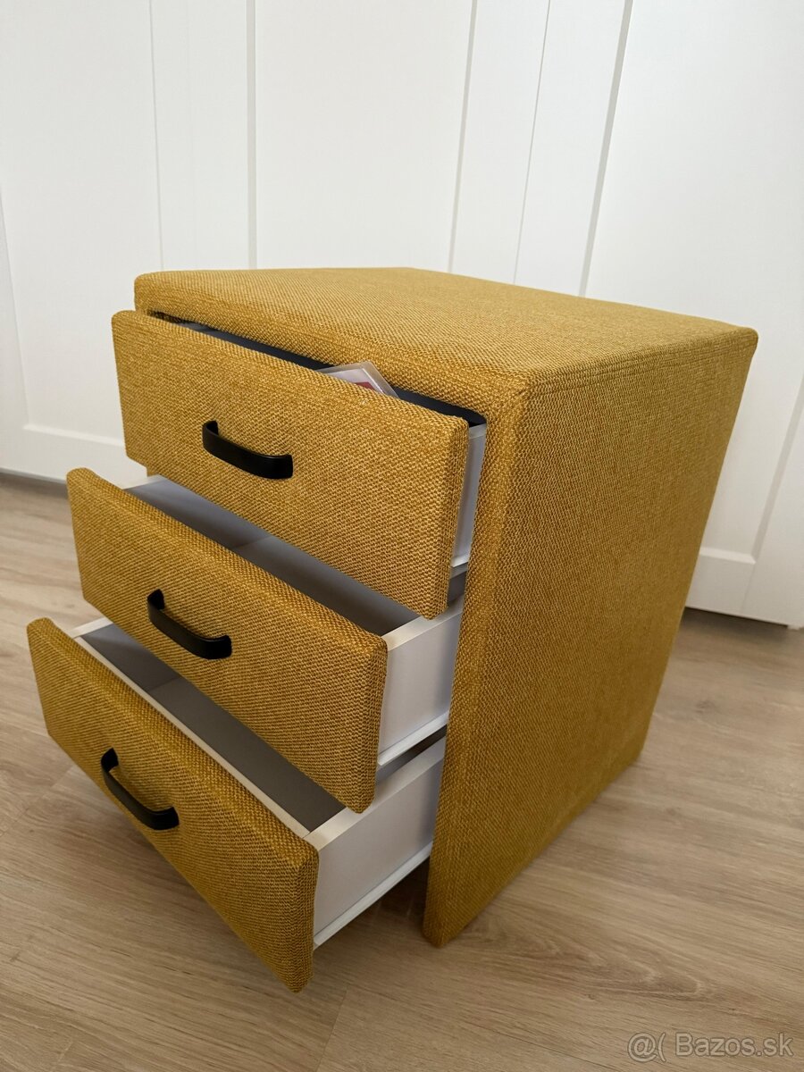 2x Nočný stolík s čalúnením - 3