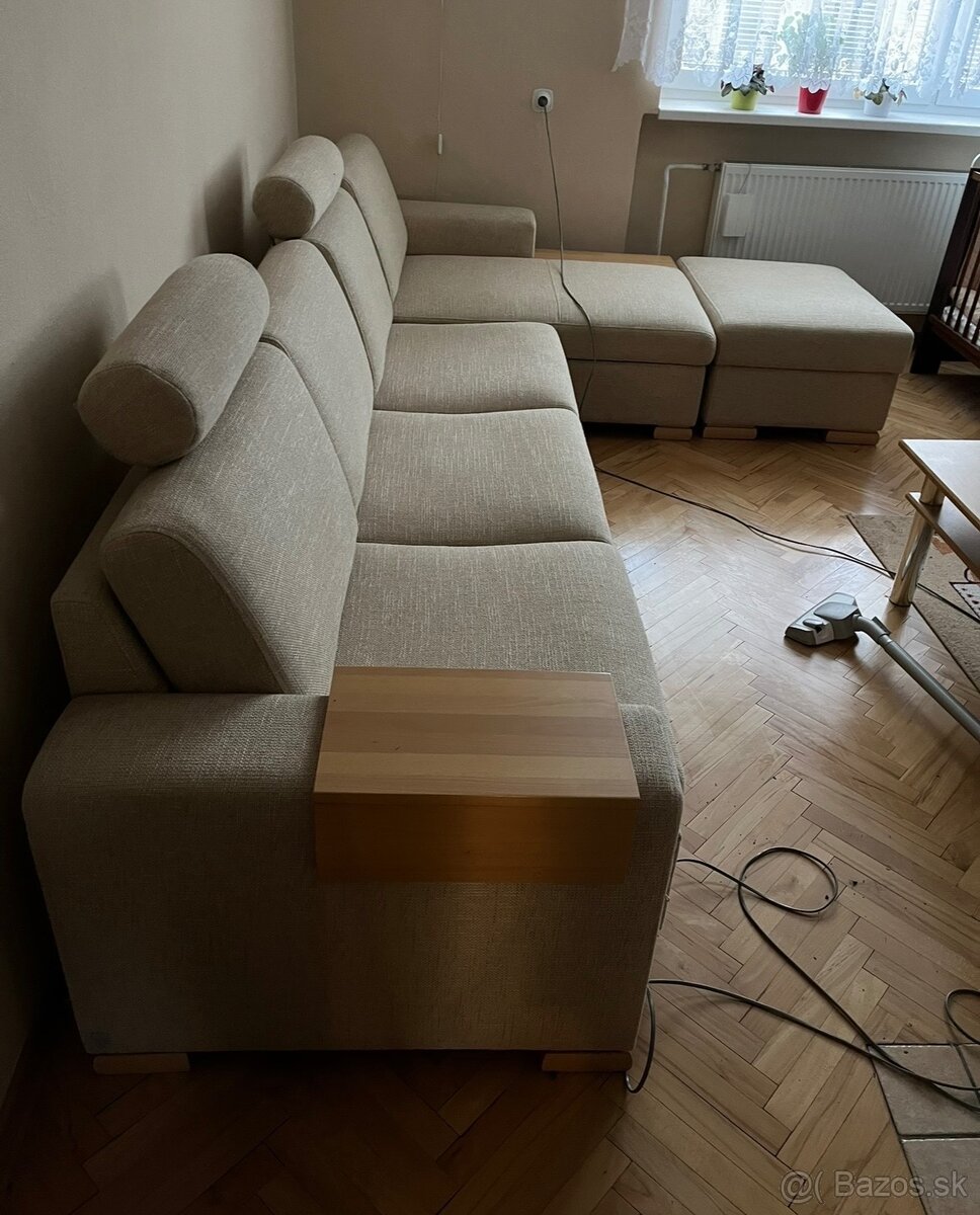 Sedacia súprava s taburetom - 3