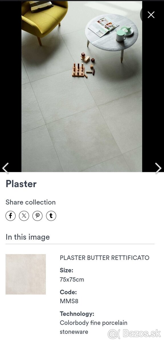 Dlažba obklad 60x60 Marazzi Plaster - 3