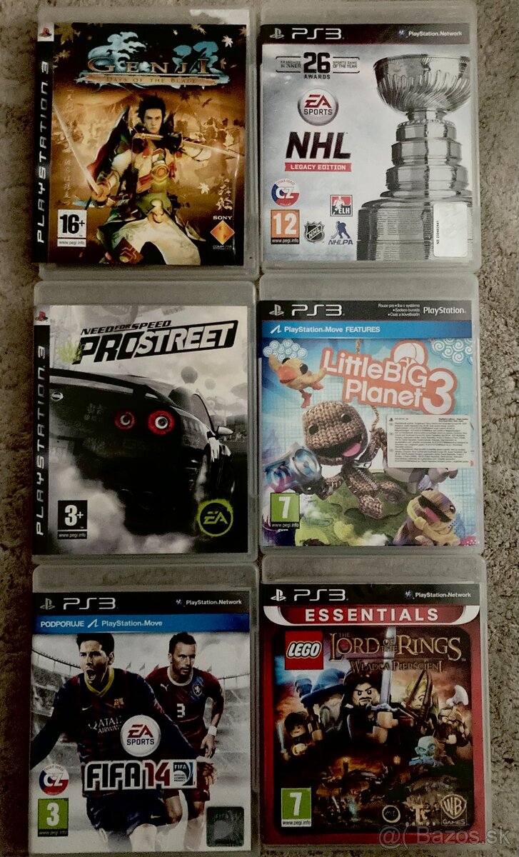 PS3 HRY – VEĽKÁ KOLEKCIA (24 ks) – LEGO, NFS, LittleBigPlane - 3