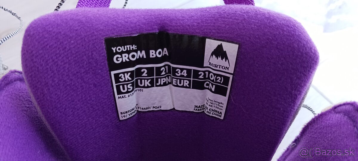 Snowboardové topánky EU 34 - 3