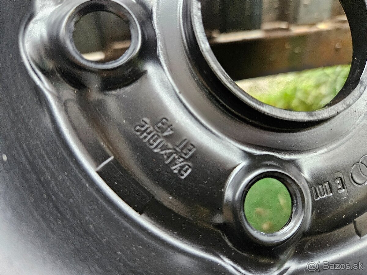 Originálne plechové disky VW/AUDI/Seat/Škoda - 5x112 r16 - 3
