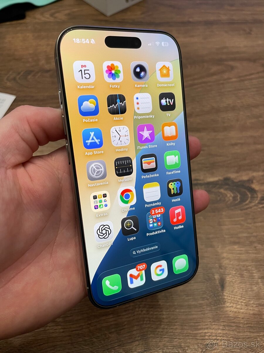 iPhone 16 pro 256gb Natural Titan v záruke - 3