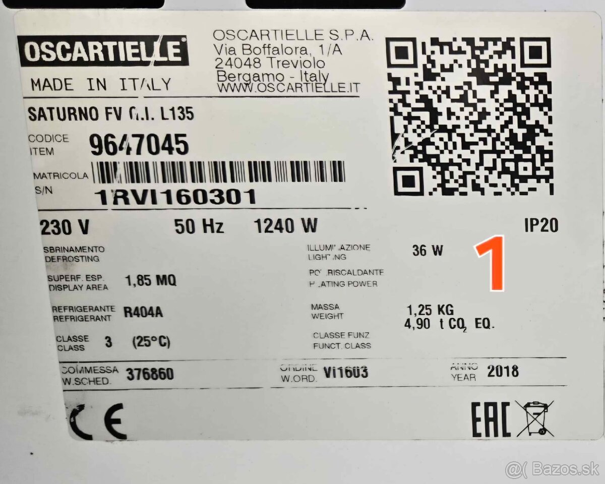 Chladiace vitríny na predaj - 3