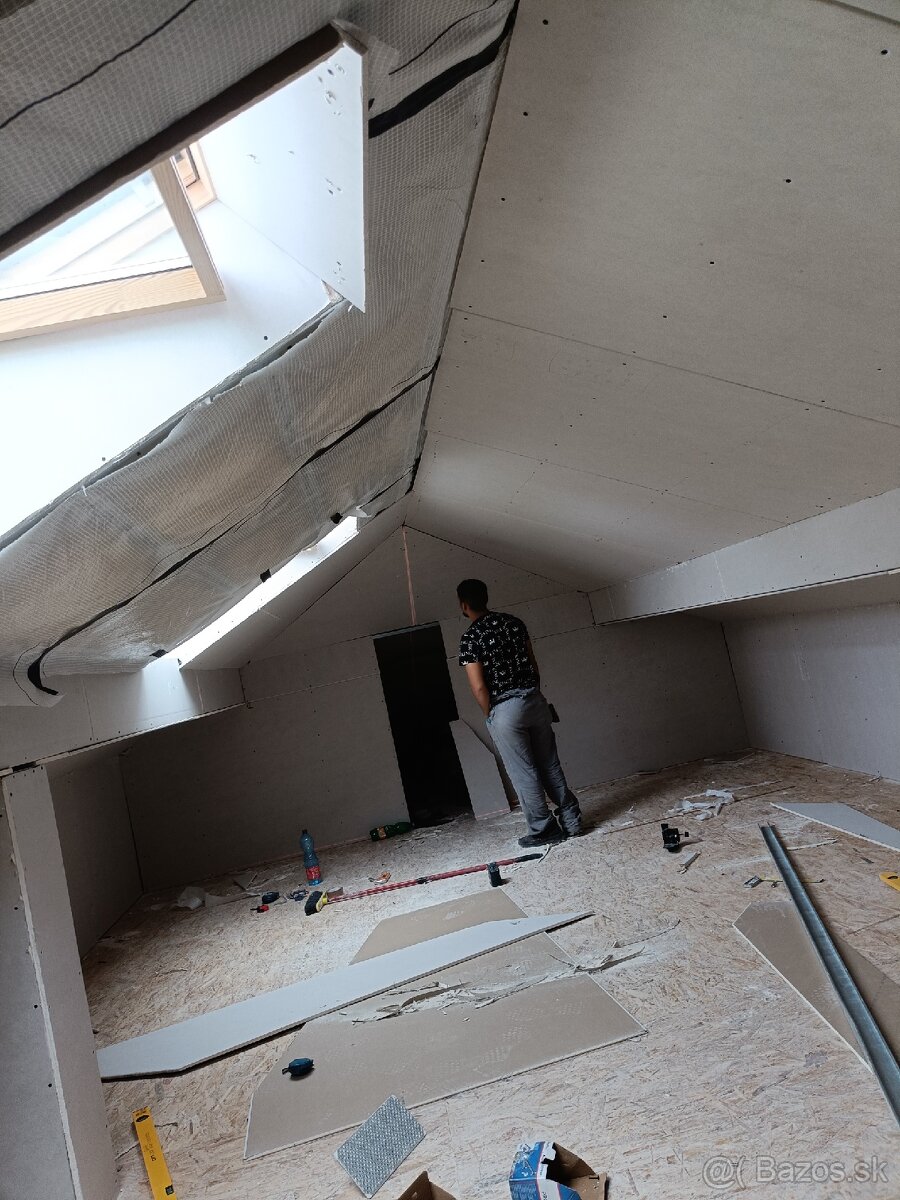 Sadrokartónové prace. - 3