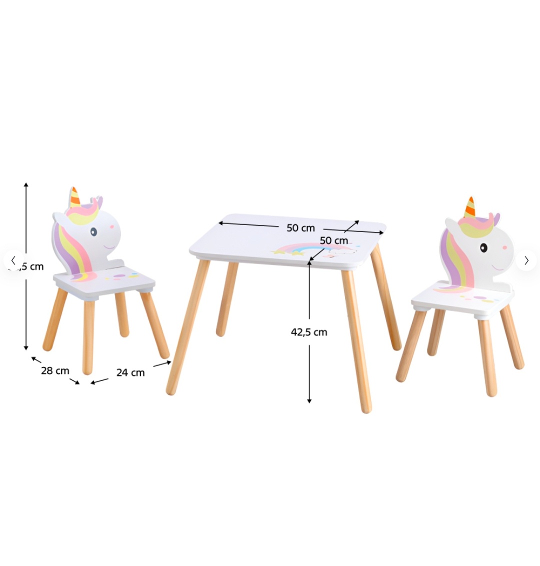 Stôl s dvoma stoličkami kondela - 3