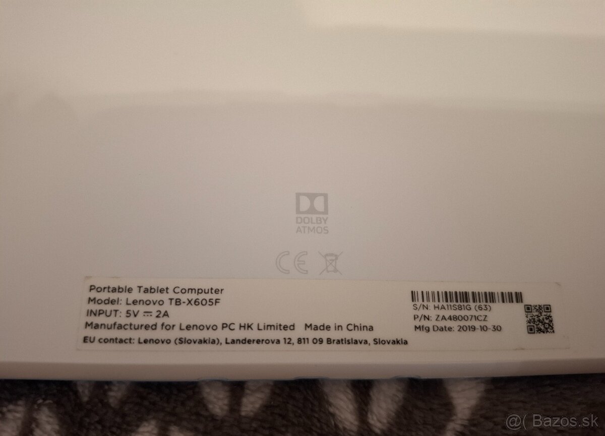 Tablet Lenovo Tab M10 (TB-X605F) - 3