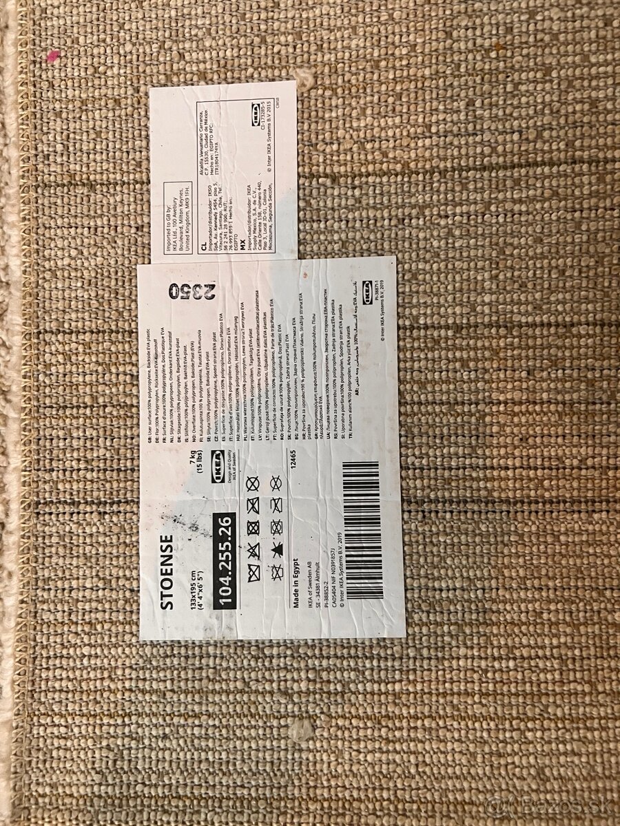 Predám koberec IKEA STOENSE 133×195 cm - 3