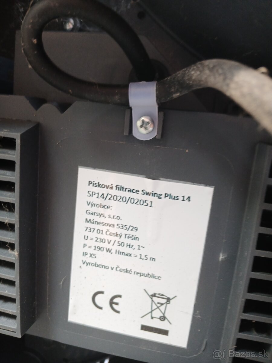 Pieskova filtracia, čerpadlo - 3