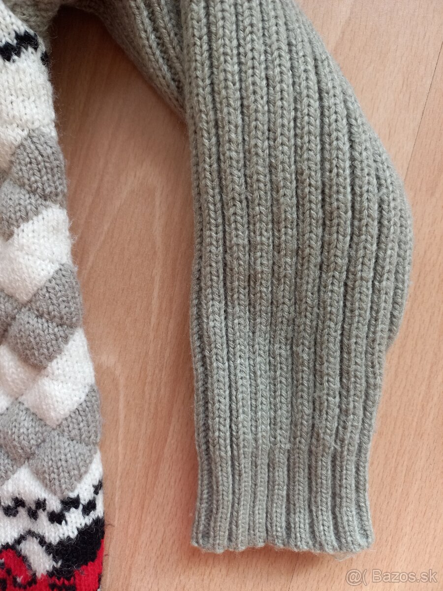 Teplý svetrík s autíčkami 98 - 3