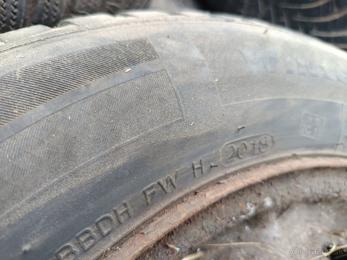 Predám zimné pneumatiky Hankook na diskoch - 3