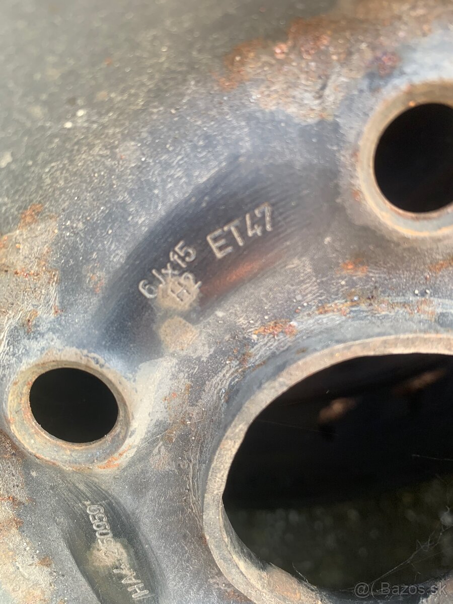 Plechové disky 15” 6Jx15H2 ET47 - 3