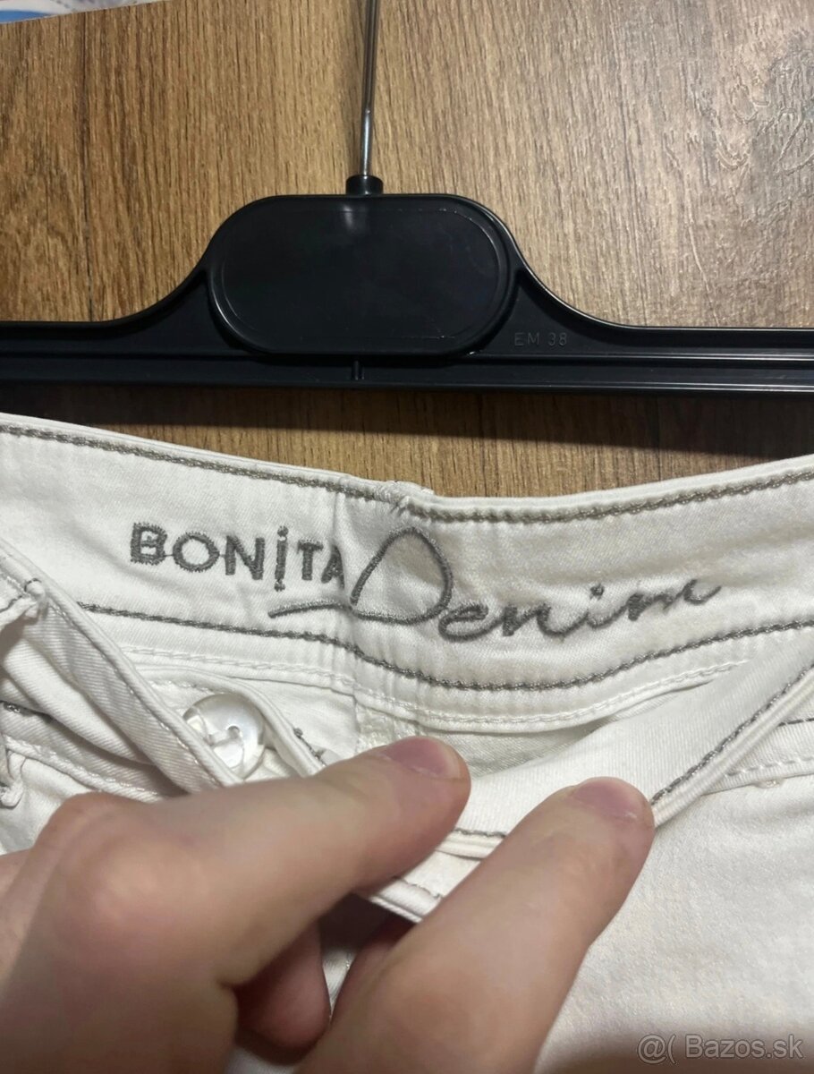 Predám dámske biele rifle - 3