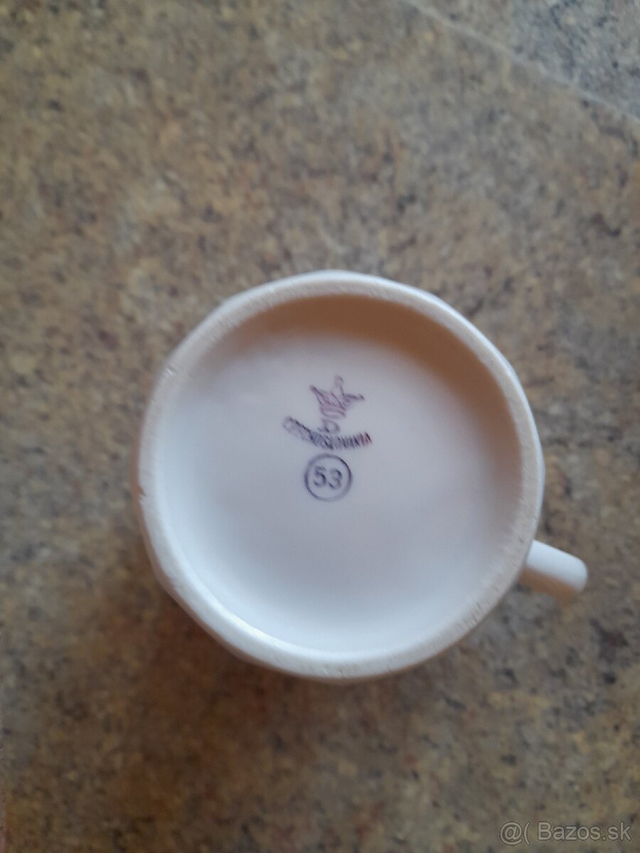 Perleťová porcelánová súprava a iné....... - 3