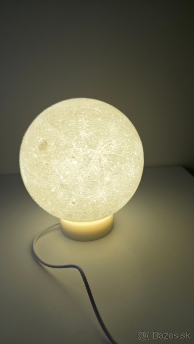 Predám LED Lampu s motívom Mesiac - 3