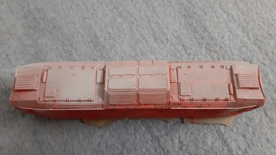 Vláčiky - odliatok skrine S499.2 (263) v mierke H0 - 3