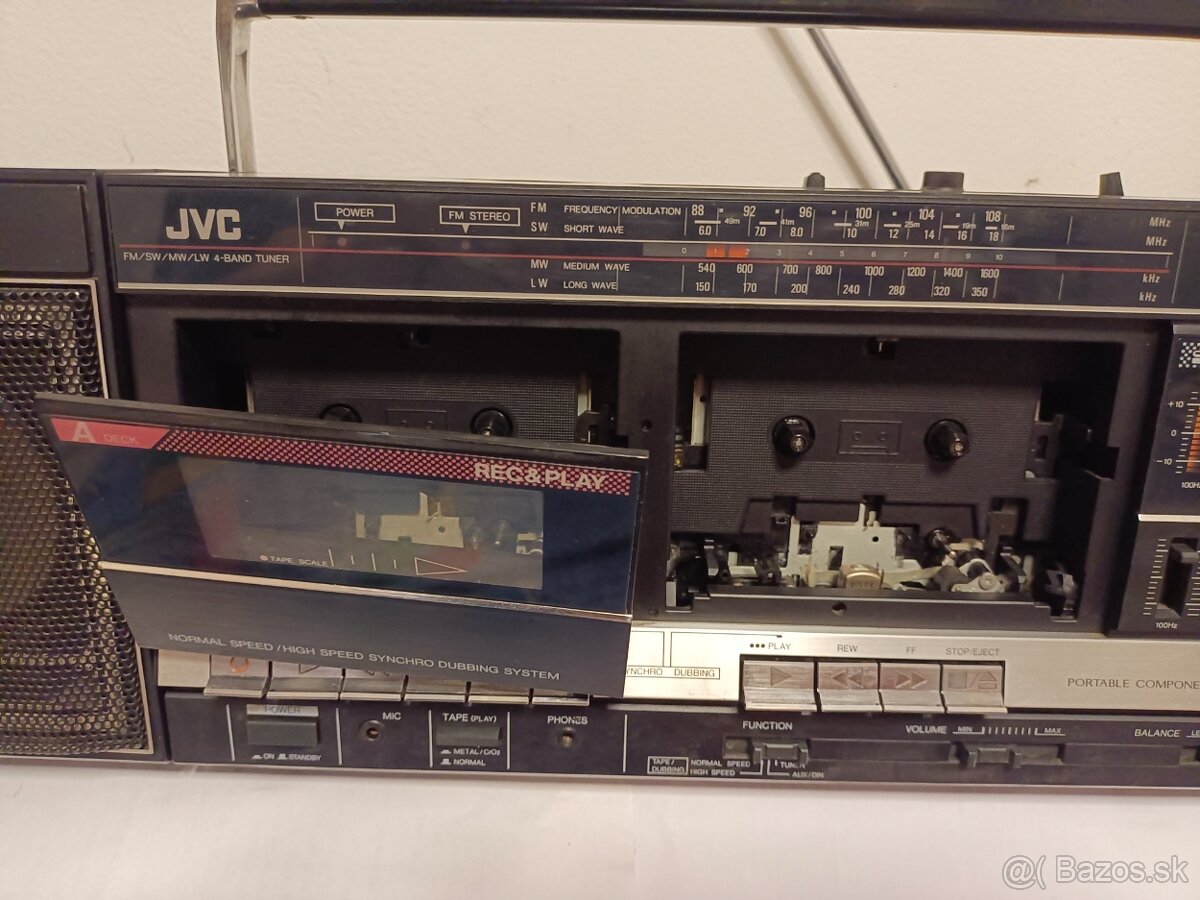 JVC PC W35 radiomagnetofon retro kazeťák - 3