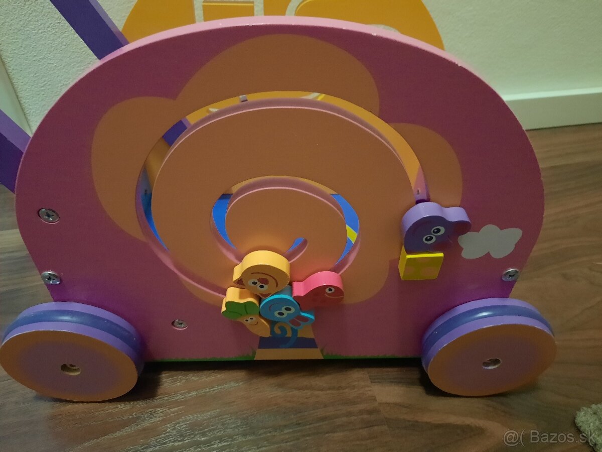 Predám drevený detský vozík Boikido - 3