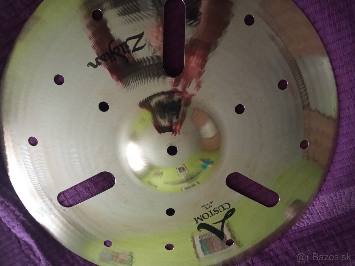 Predám Zildjan A custom Efx 18 činel. - 3
